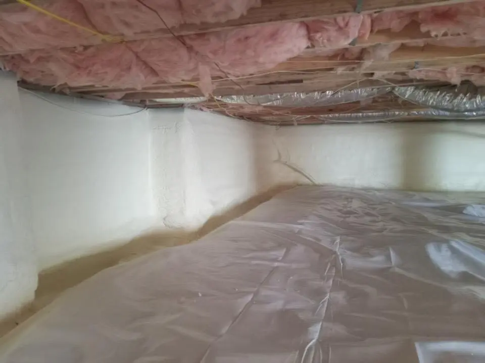 Crawl space encapsulation with closed-cell spray foam for Roof Maintenance in Lucerne Valley